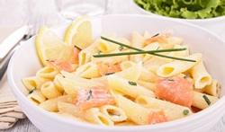 Recept: penne met zalm en prei