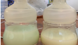 Zegt de kleur van moedermelk iets over de gezondheid van mama of kindje?