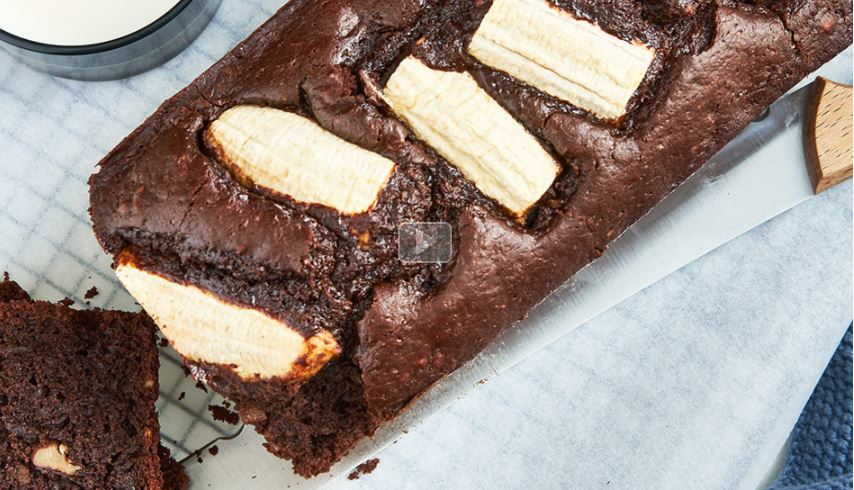 gâteau au chocolat à la banane